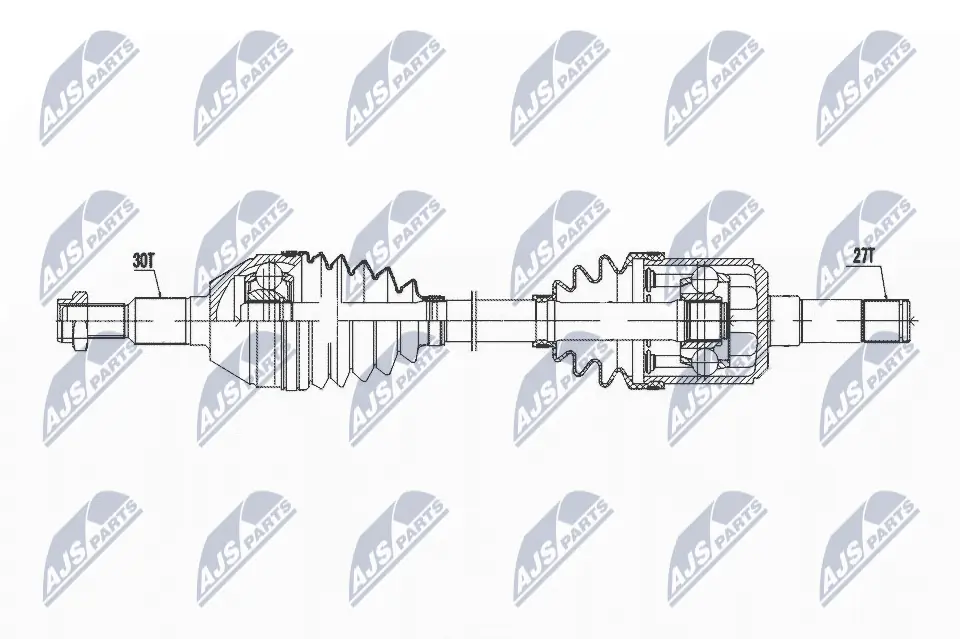 Chevrolet Captiva I (2006 - 2010) Ön sol aks (tahrik mili) satın al