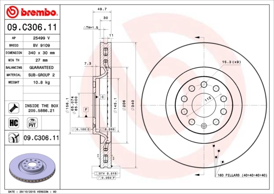 09C30611 Brembo