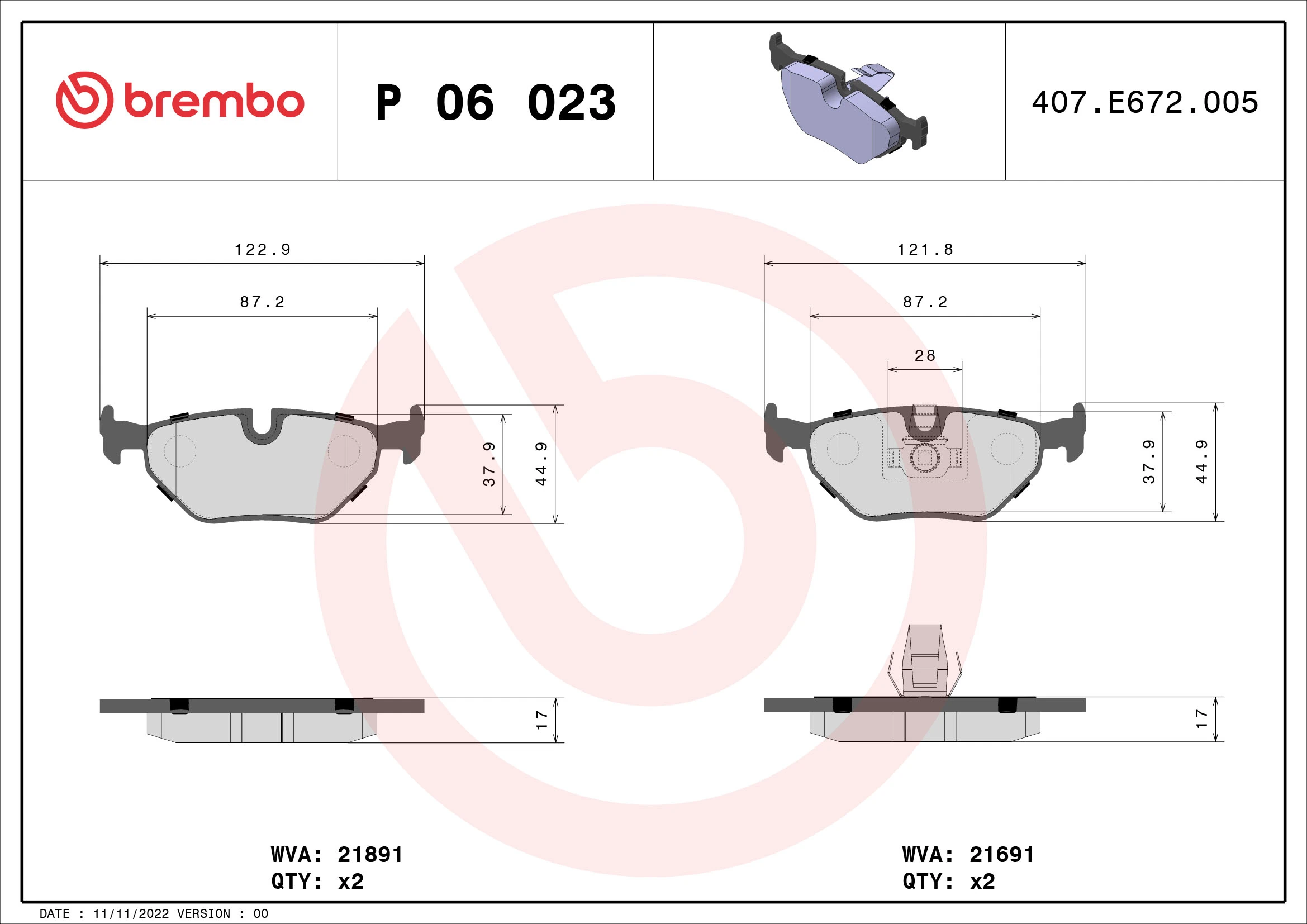P06023 Brembo