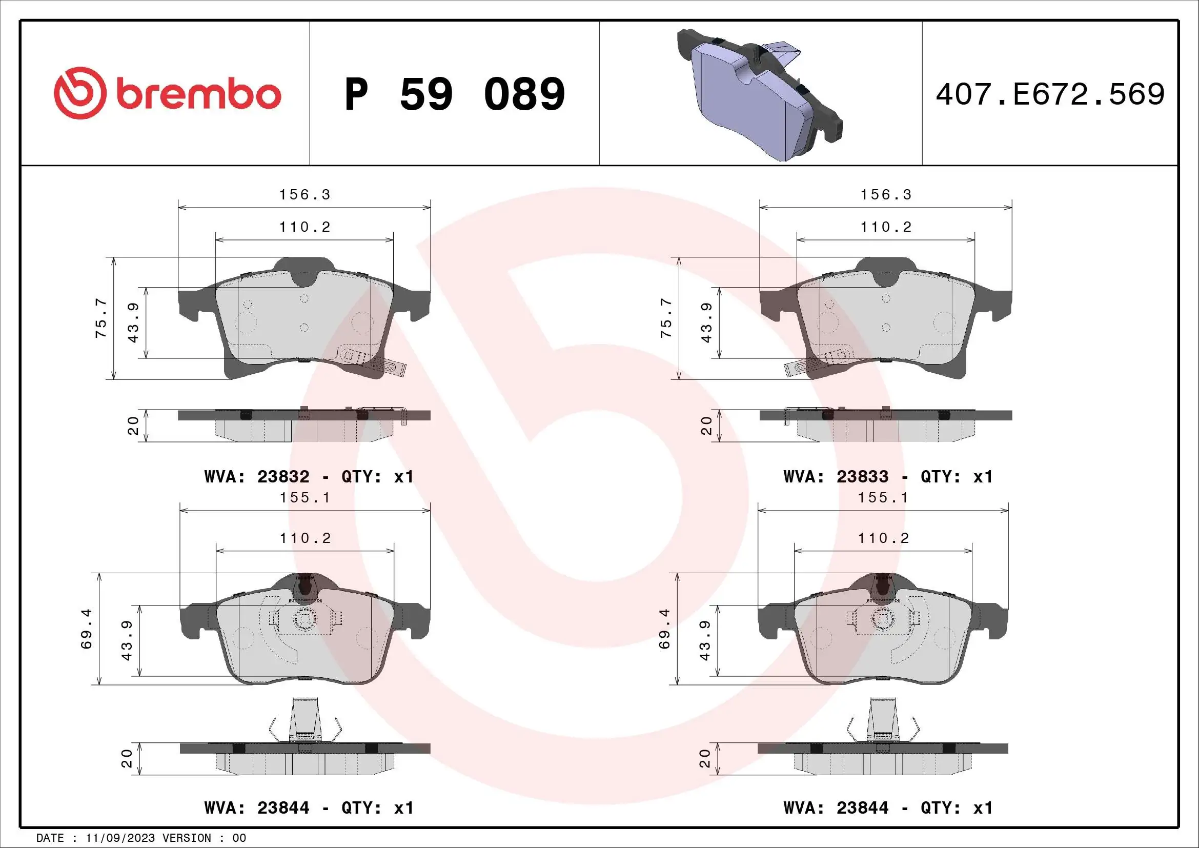 P59089 Brembo