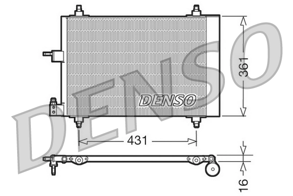 Berlingo  Klima kondenseri