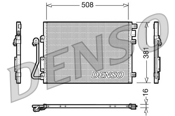 Clio SYMBOL sedan (LB0, LB1, LB2) (1998 - 2008) Klima kondenseri