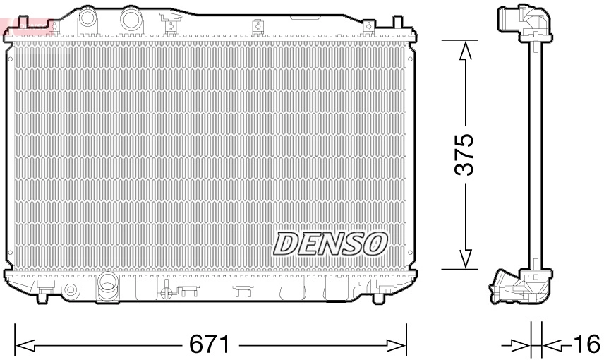 Honda Civic VIII Motor su radyatörü