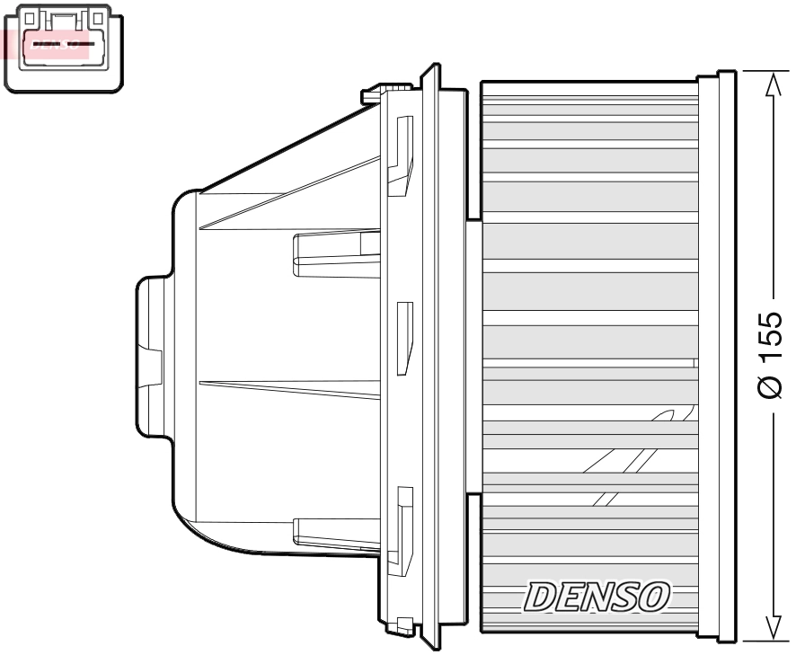 Ford Focus II Kalorifer fan motoru