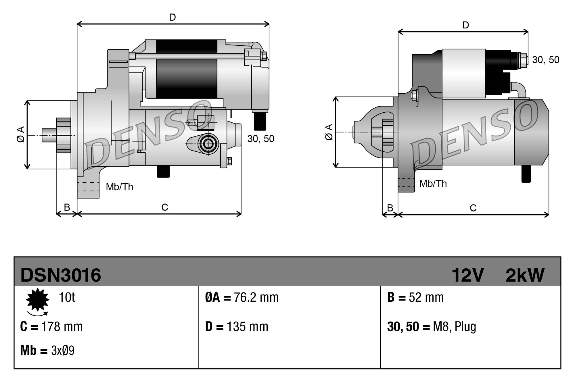 DSN3016 Denso