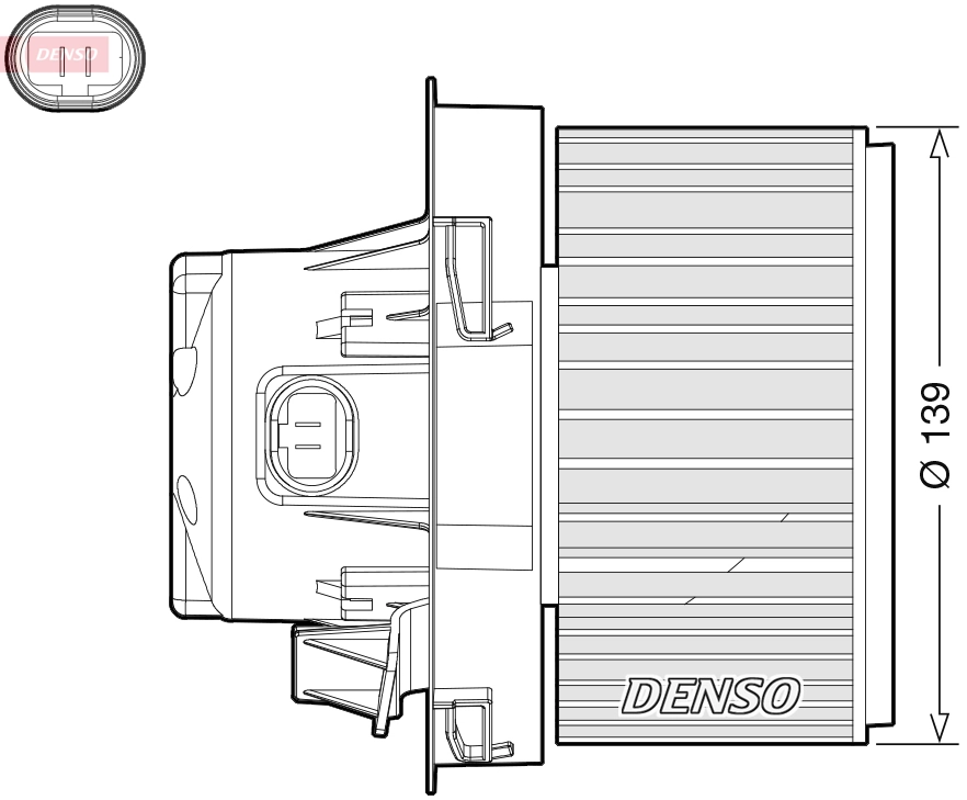Peugeot 207  Kalorifer fan motoru