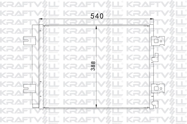 Logan I sedan (LS) (2004 - 2012) Klima kondenseri
