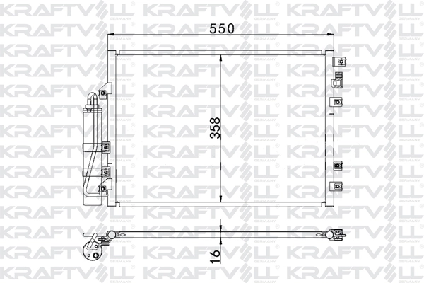 Kangoo  Klima kondenseri