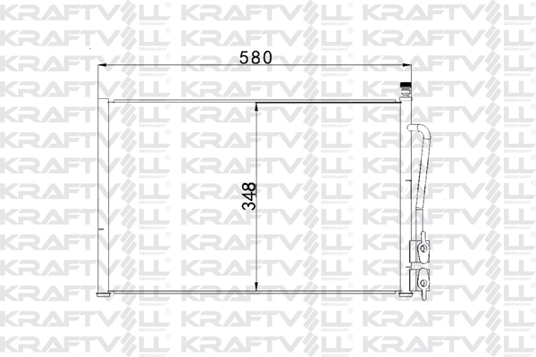 Fiesta Mk5 hatchback (JH, JD) (2001 - 2008) Klima kondenseri