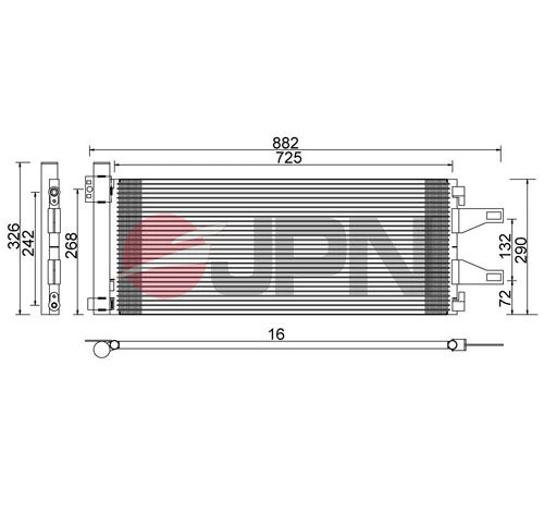 Fiat Ducato III Klima kondenseri