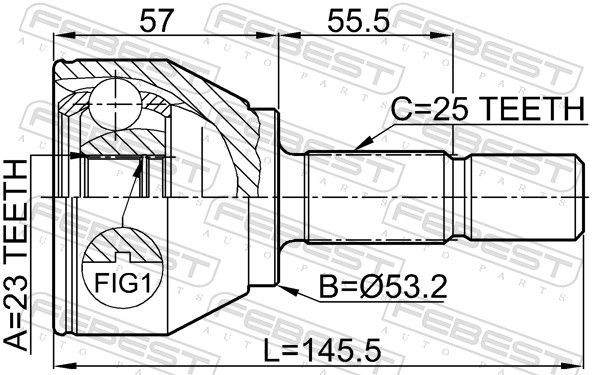 Ford Fiesta V (2001 - 2008) Ön dış aks kafası 