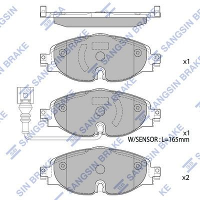 Volkswagen Golf VII (2014 - 2020) Ön disk fren balataları çıkma