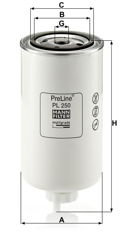 PL250 Mann-Filter