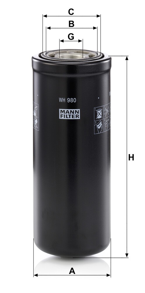 Mann-Filter WH980