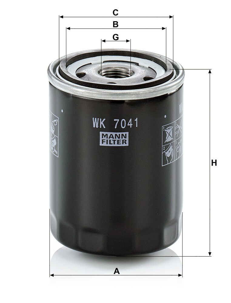 Mann-Filter WK7041
