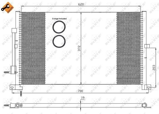 Klima kondenseri 35365