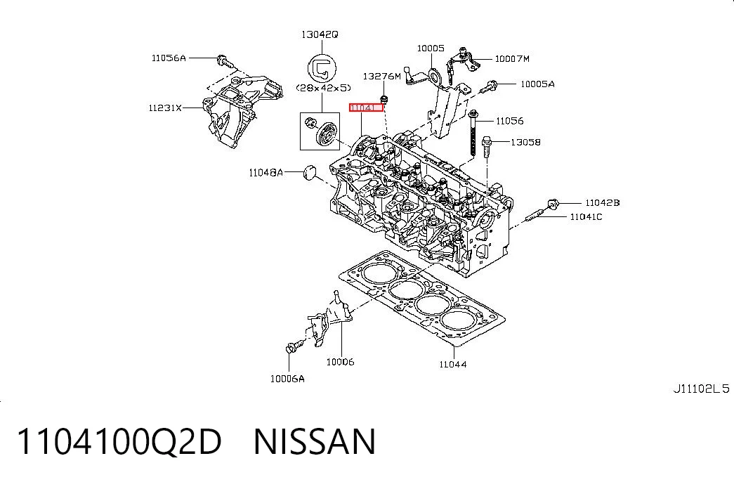 Duster  Silindir kapağı
