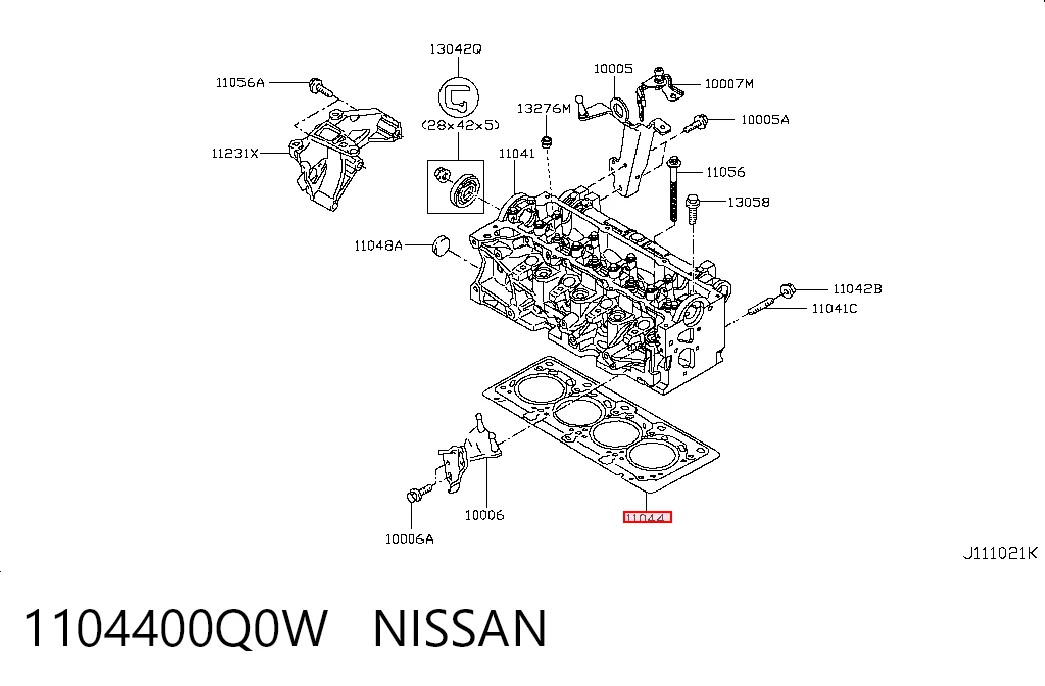 1104400Q0W Nissan/Infiniti