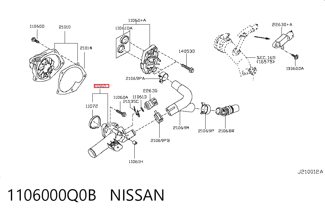 1106000Q0B Nissan/Infiniti