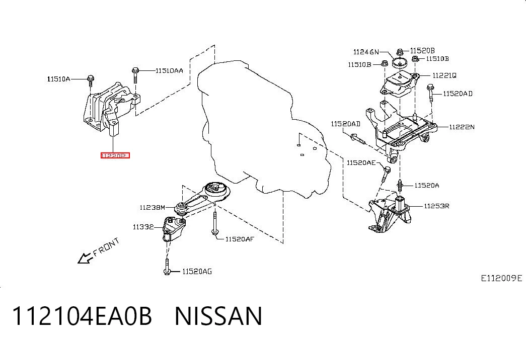 Renault Megane IV (2016 - 2026) Sağ motor takozu (dayanağı) satın al