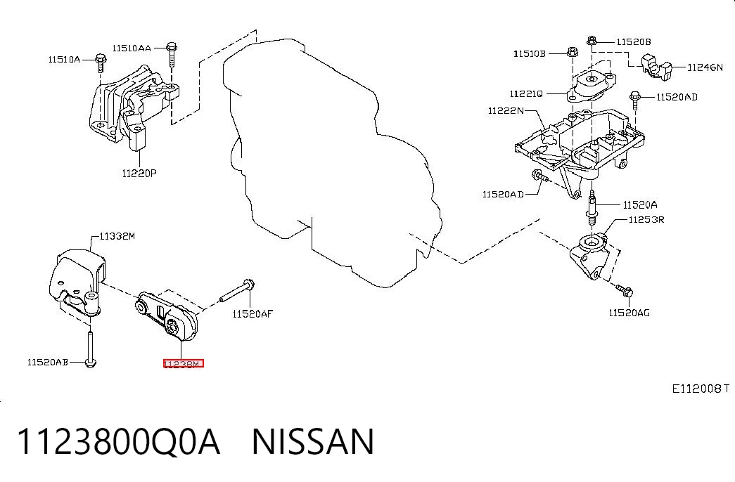 Renault Megane IV Arka motor kulağı