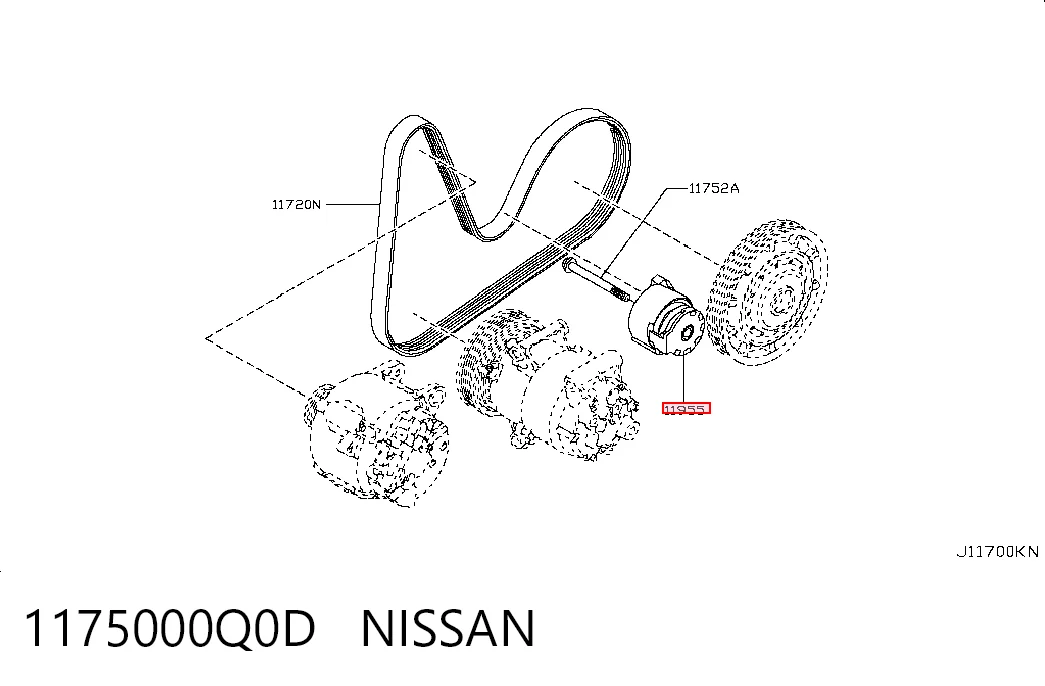 1175000Q0D Nissan/Infiniti