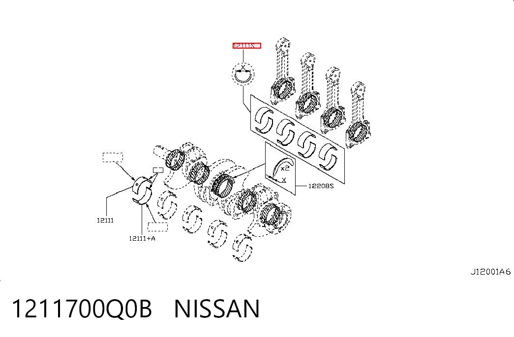 1211700Q0B Nissan/Infiniti
