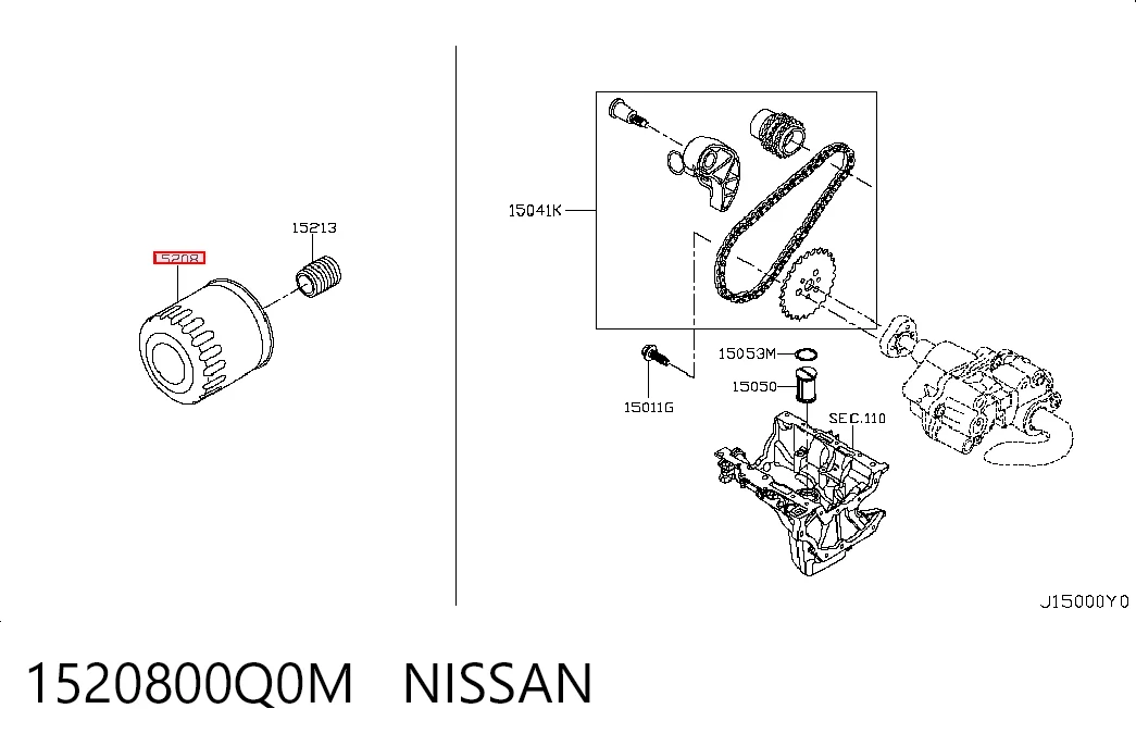 1520800Q0M Nissan/Infiniti