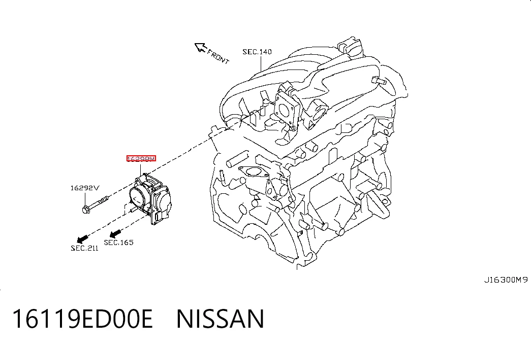 Nissan Qashqai I (2006 - 2013) Gaz kelebeği komple çıkma