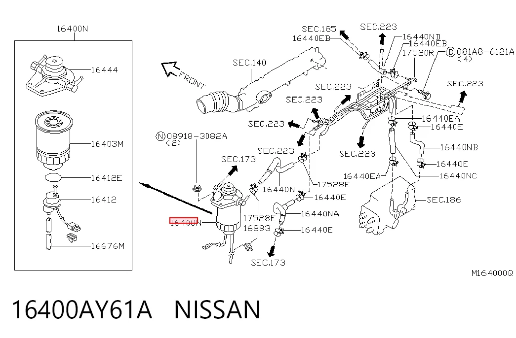 16400AY61A Nissan/Infiniti