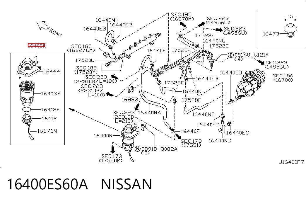 16400ES60A Nissan/Infiniti