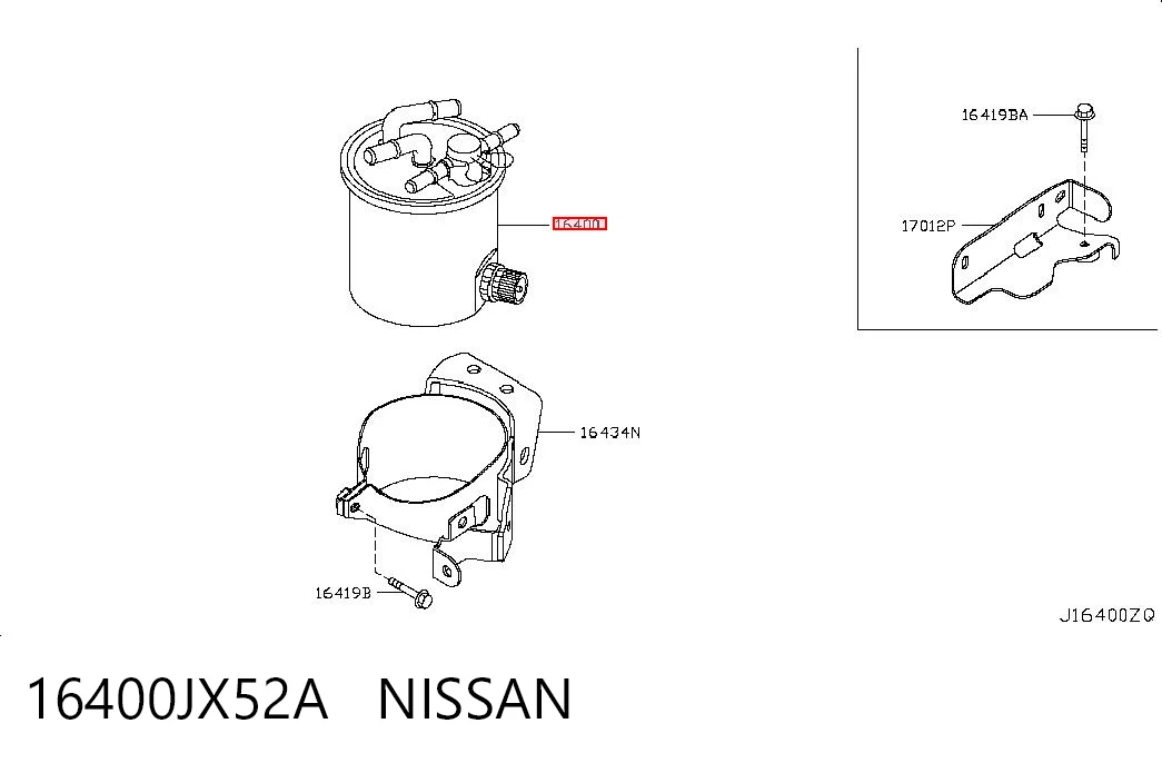 16400JX52A Nissan/Infiniti