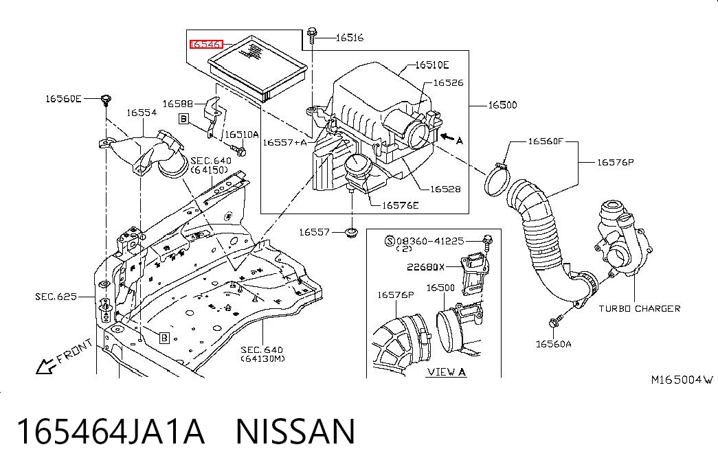 165464JA1A Nissan/Infiniti
