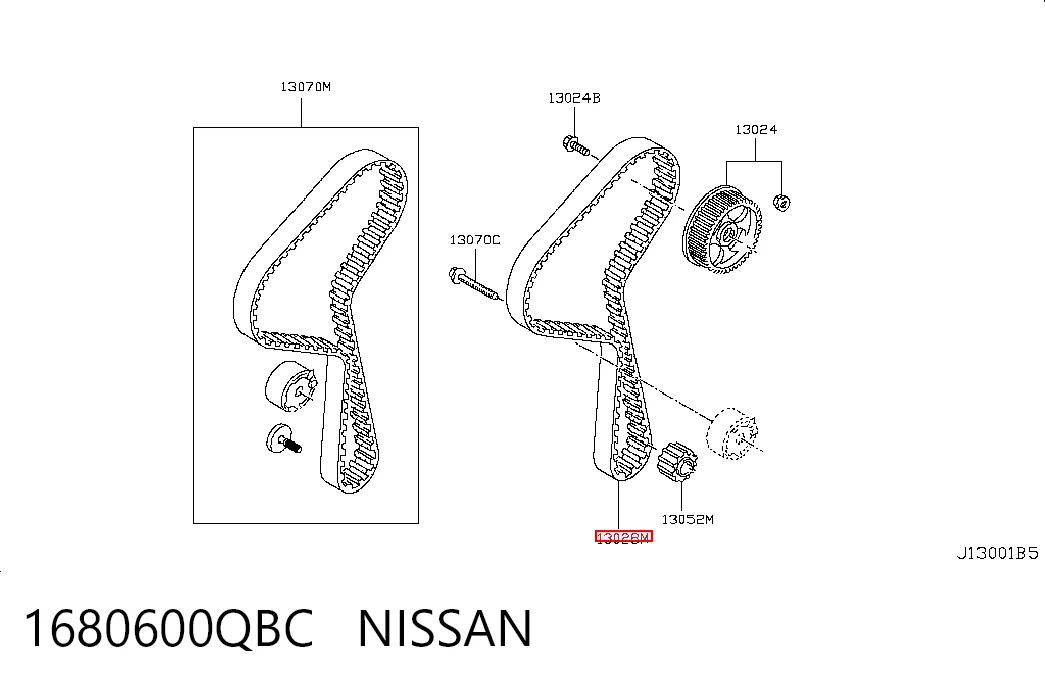 Nissan Qashqai I (2006 - 2013) Triger kayışı fiyatları