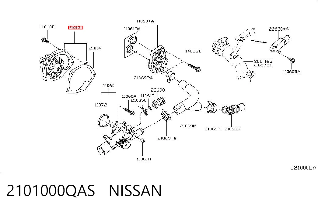 2101000QAS Nissan/Infiniti