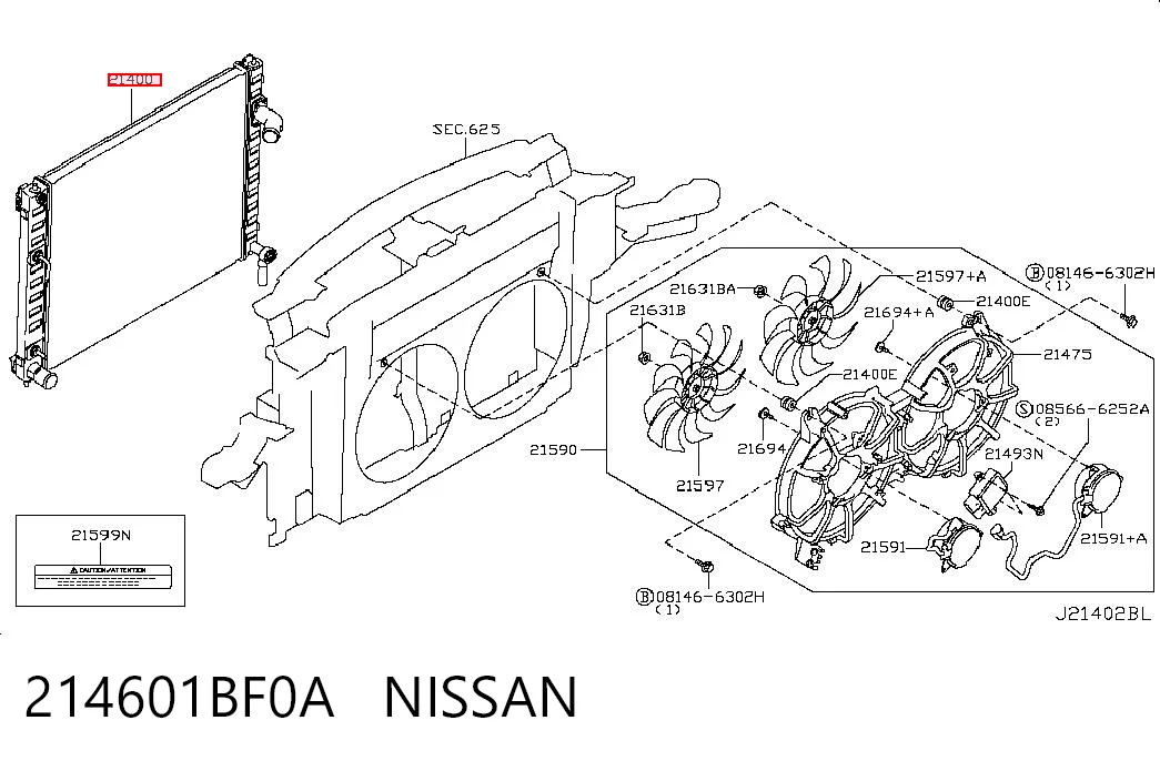 214601BF0A Nissan/Infiniti