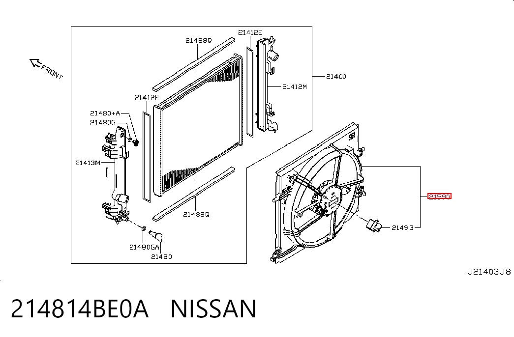 214814BE0A Nissan/Infiniti