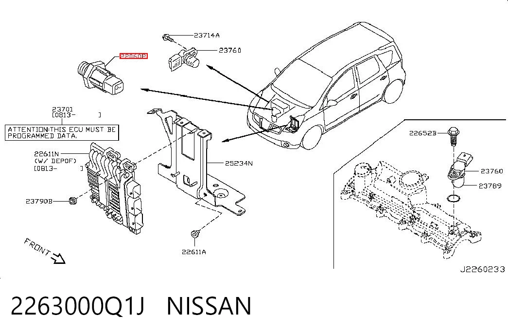 2263000Q1J Nissan/Infiniti