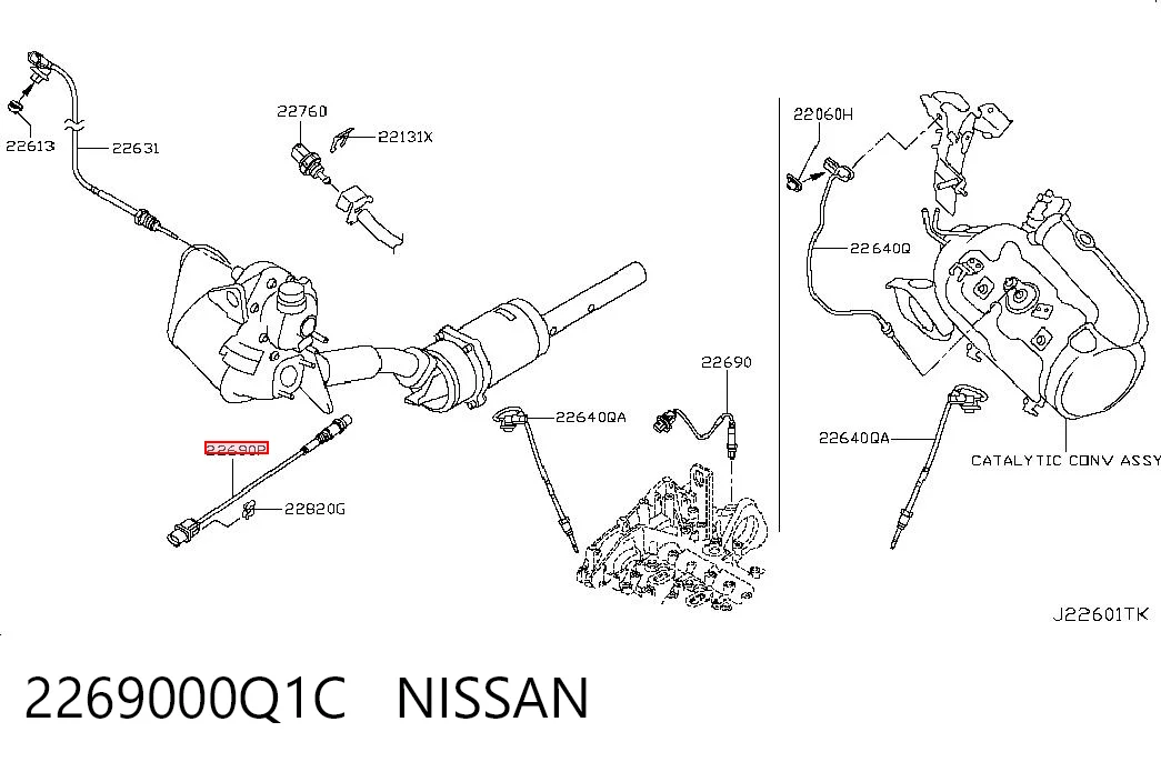 Nissan Qashqai I Lambda sensörü