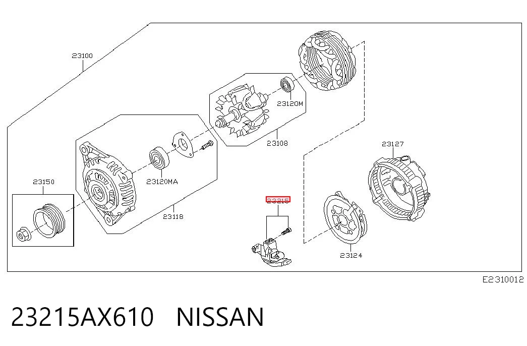 23215AX610 Nissan/Infiniti
