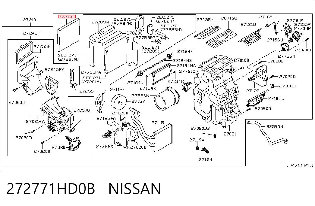 272771HD0B Nissan/Infiniti
