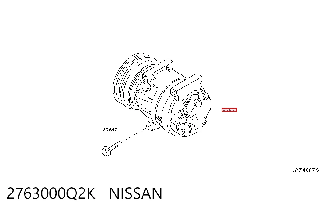 Nissan Qashqai I Klima kompresörü sıfır