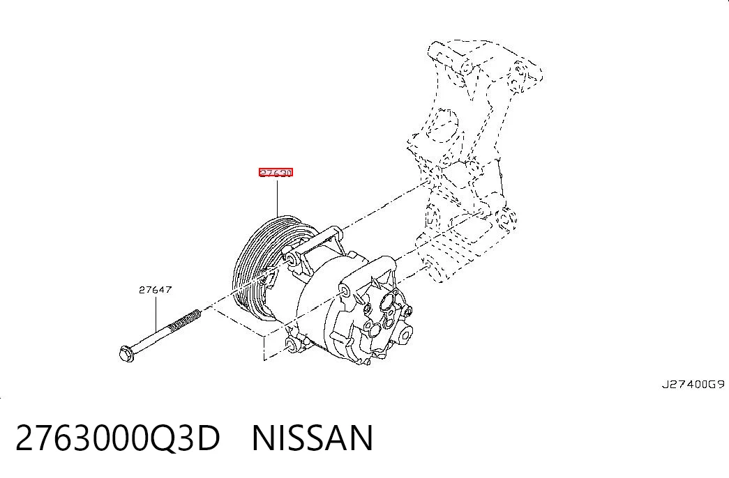 Nissan Qashqai I Klima kompresörü fiyatı