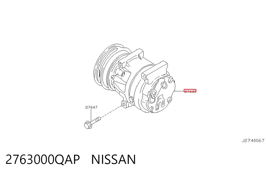 Nissan Qashqai I (2006 - 2013) Klima kompresörü fiyatları