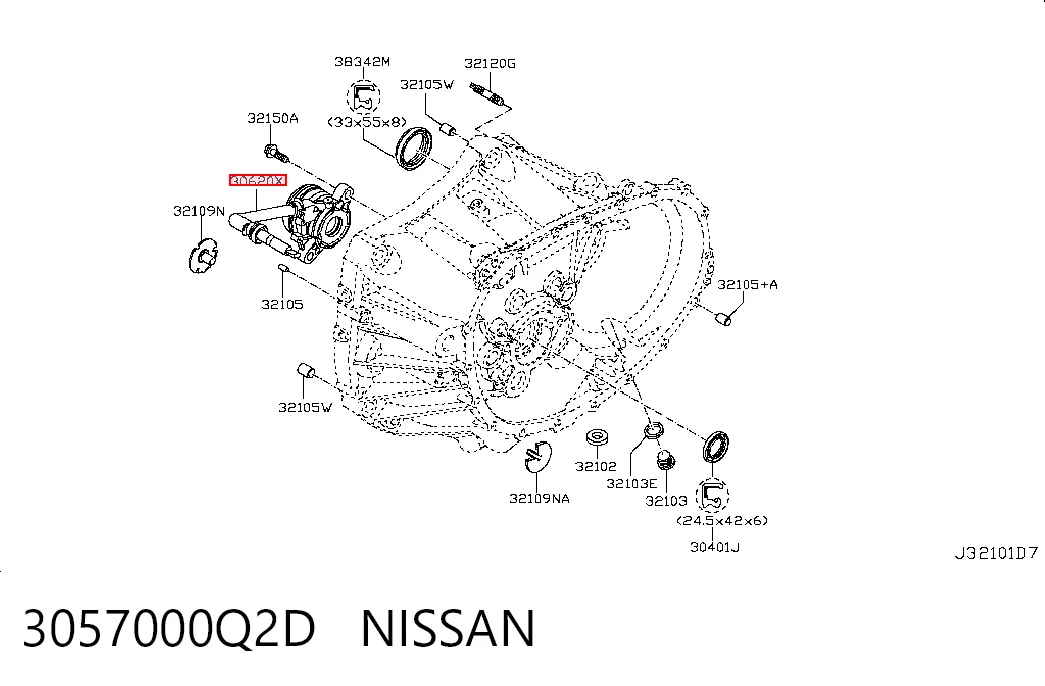 3057000Q2D Nissan/Infiniti