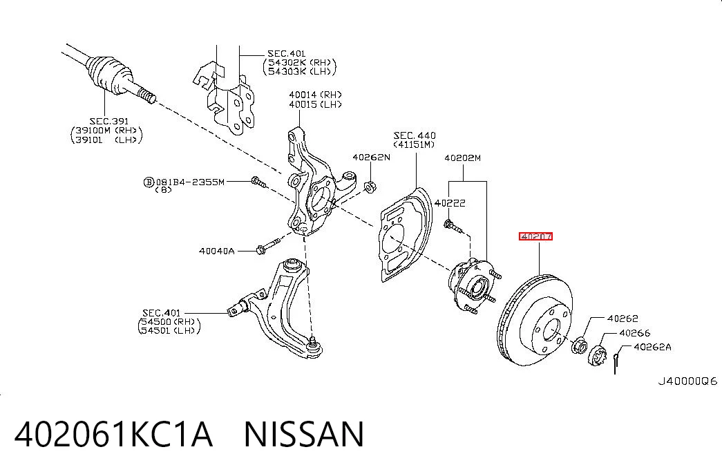 Qashqai I off-road vehicle (J10) (2006 - 2013) Ön fren diski takimi
