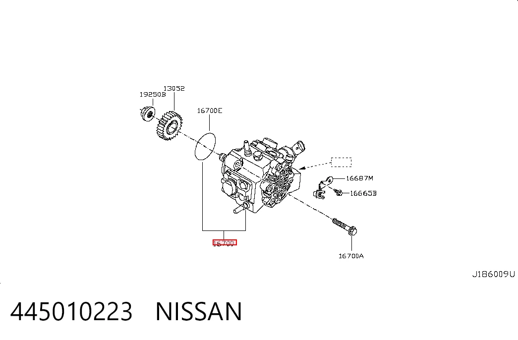 Nissan Qashqai I (2006 - 2013) Yüksek basınçlı yakıt pompası satın al