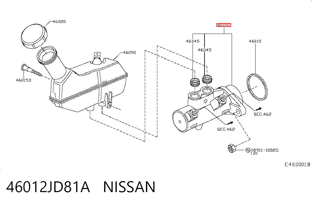 Nissan Qashqai I Fren merkezi sıfır