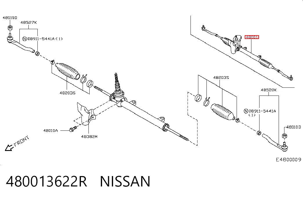 Qashqai I Direksiyon kutusu