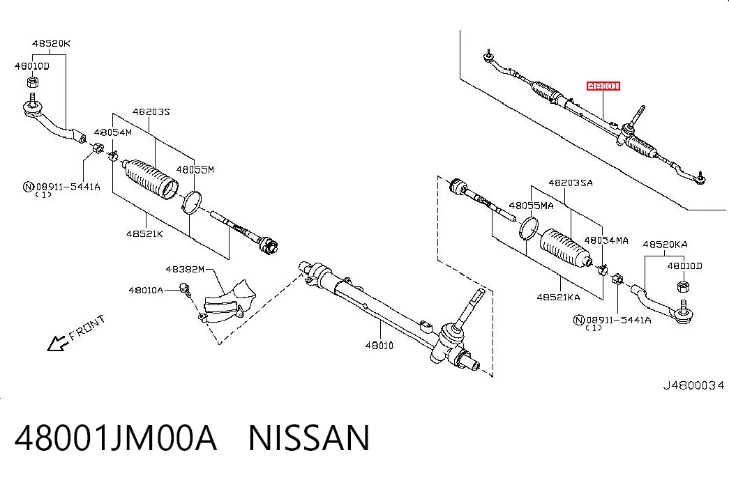 Nissan Qashqai I Direksiyon kutusu fiyatı